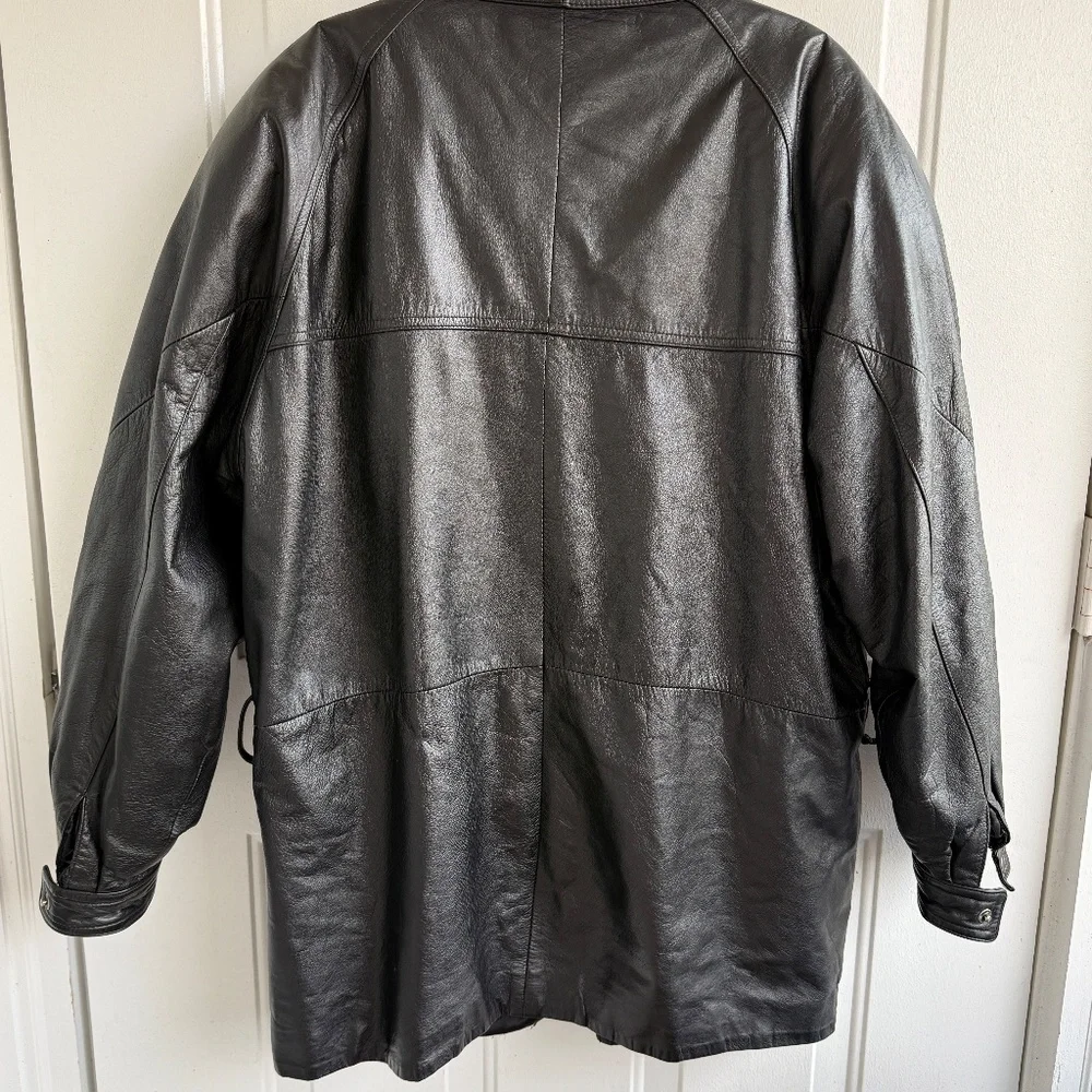 Vintage J Elkins by‎ Alamo Uomo | Leather Flight Jacket - Picture 2 of 9